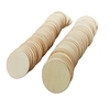 100 Stücke 50mm Holzkreise Runde Hochzeit Handwerk Karte,  Scrapbooking Dekoration