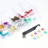 100 STÜCKE Assorted Mini Standard Klinge Sicherung 3A 5A 7, 5A 10A 15A 20A 25A 30A Micro Sicherung Sortiment Kit mit Schwarz Puller für Auto Lkw Auto Boot SUV Automotive Ersatzsicherungen
