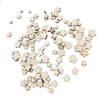 100 Stücke Mischgröße Holz Blumen DIY Nähen Taste Scrapbooking Handwerk Haarnadel Hochzeit Dekoration