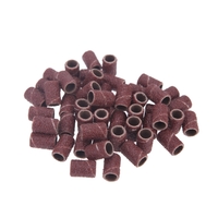100 Stücke Nagelbohrmaschine Schleifbänder Schleif Sand für Maniküre Pediküre Nagel Bohrmaschine Nail art Werkzeug 80 120 180 Optional Größe