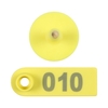 100 STÜCKE nummerierte Vieh-Ohrmarke Schaf-Ohrmarke-Marker 001-100 für das Management von Vieh-Identifikations-Informationen