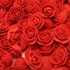 100 STÜCKE Simulation PE Schaum Rose Blütenköpfe Blase Blütenköpfe Diy Handgemachte Schaum Blume Köpfe Kopfschmuck Girlande Valentinstag Dekoration Pe Rose 3, 5 CM