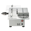 100 Watt Mini Tischkreissäge Aluminium Miniatur DIY multifunktions Holzbearbeitung Banksäge 7000 RPM PCB Cutter Zimmerei Kettensäge Schneidemaschine Präzision Modell Sägen DC 12-24 V
