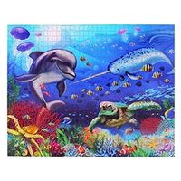 1000 Stück Puzzle für Erwachsene Zusammenstellen von Bild-Puzzle-Spielen Pädagogisch herausforderndes Spielzeug Geburtstagsgeschenk für Kinder Teenager Familie,  Meerblick
