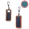 10000mAh Solar Energie Panel Ladegerät 2 USB Ports Wiederaufladbare Power Bank Portable Ladegerät für Smartphone