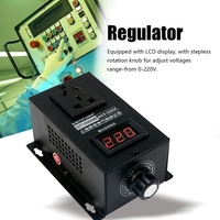 10000W Haushalts-Kompaktregler mit variabler Spannung,  tragbarer Geschwindigkeits-,  Temperatur-,  Lichtspannungsregler,  Dimmer