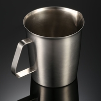 1000ML Edelstahl Pitcher Krug Milch Schaum Milchbehälter Tasse Kaffee Küche Werkzeug messen