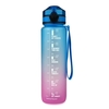 1000ml Wasser Flasche mit Motivation Zeit Marker BPA FREI dicht Sport Flasche für Outdoor Sport Fitness Gym Radfahren rucksack