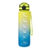 1000ml Wasser Flasche mit Motivation Zeit Marker BPA FREI dicht Sport Flasche für Outdoor Sport Fitness Gym Radfahren rucksack