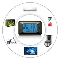 100A Digital Voltmeter Energiezähler LCD 5KW Leistungsfaktor Energie Frequenz Meter Voltmeter Amperemeter Strom Amps Watt Meter Tester Detektor Anzeige
