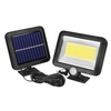 100cob solarenergie wand nacht lampe motion lichtsensor im freien wasserdichte garten sicherheit licht