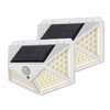 100LED Solar Wandleuchte Bewegungssensor Licht Mensch Körper Induktionslampe Außenbeleuchtung IP65 Wasserdicht für Pathway Patio Yard Garden Courtyard