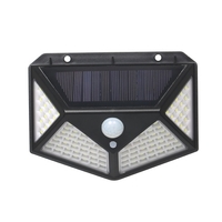 100LEDs intelligente solare wasserfeste Wandleuchte mit hoher Helligkeit für den menschlichen Körper im Freien