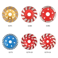 100mm 4 "Diamant Segment Schleifscheibe Disc Bowl Form Grinder Cup 22mm Innenbohrung Beton Granitmauerwerk Stein Keramik Terrazzo Marmor für die Bauindustrie