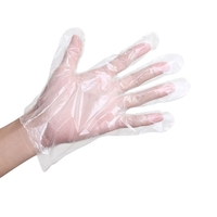 100PCS / 50 Paar Lebensmittel PE-Handschuhe Einweghandschuhe