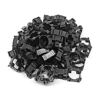 100Pcs 18650 Lithium-Batteriepackhalterung Cell Spacer Doppelbatteriehalterung Halterung DIY Batteriehalterständer