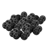 100pcs 18mm biologischen Bio Bälle Aquarium Fish Tank Nano Wet-/Dry Canister Filter Media schwarz
