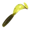 100pcs 4cm weiche künstliche Angelköder Swimbait Tail Grub Köder Wurm Moggot Grub Köder Köder