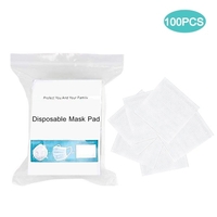 100PCS Einweg-Gesichtsmasken-Ersatzpad Atmungsaktive staubdichte Schutzmasken-Pad-Pads für Universalmasken 10 * 10 cm