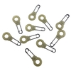 100PCS Kleine Multi Clips Angeln Karpfen Fischerei Steckverbinder Schnell ändern Stahl Rigs Links Stark Leistungsstarke Tackle