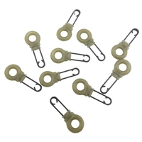 100PCS Kleine Multi Clips Angeln Karpfen Fischerei Steckverbinder Schnell ändern Stahl Rigs Links Stark Leistungsstarke Tackle
