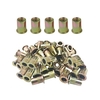 100PCS Nietmutternsatz M3 / 4/5/6/8/10/12 Verzinkter Edelstahl-Flachkopf-Nietmutternsatz