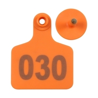 100PCS nummerierte Ohrmarken 001-100 Drop-Proof erkennbare Tier Vieh Ohrmarke für Kühe Schafe Schweine