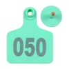 100PCS nummerierte Ohrmarken 001-100 Drop-Proof erkennbare Tier Vieh Ohrmarke für Kühe Schafe Schweine