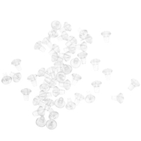 100pcs Rig Ring Stoppt Hakenköder Feste Perlen Angelzubehör