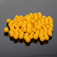 100pcs weiche Fischen-Köder Halb Schwimmdock Smell-Kugel-Korn-Zufuhr Corn Flavour Künstlicher Köder Angelzubehör