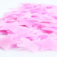 100pcs wunderschöne nachtleuchtende fluoreszierende Glühen-Stern-Aufkleber