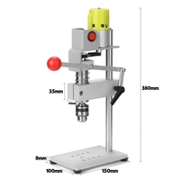 100W Micro Mini Bankbohrmaschine Bohrmaschine Fräsmaschine Haushalt Multifunktionale Bohrmaschine DIY Precise Hole Puncher