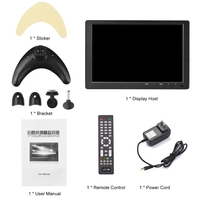 10, 1 Zoll HD TFT-Monitor LCD-Bildschirm 1280x800 Media Display AV VGA-Eingang Eingebauter Lautsprecher für Spielauto RV Trailer Reverse Rear View
