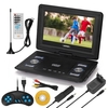 10, 1-Zoll-High-Denifition-TV-DVD-Player Tragbarer VCD-MP3-MPEG-Viewer mit Spielgriff und CD