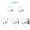 10, 2 "LED-Ringlicht 3200K-5500K Dimmbare Tischkamera-Lampe 3 Lichtmodi 10 Einstellbare Helligkeit für Live-Streaming Selfie-Make-up YouTube-Video-Vlog-Fotografie