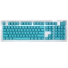 104 Tasten Zweifarbiges Spritzguss-PBT-Tastenkappen-Set OEM-Profil für mechanische Tastatur weiß (nur Tastenkappen)