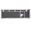 104 Tasten Zweifarbiges Spritzguss-PBT-Tastenkappen-Set OEM-Profil für mechanische Tastatur weiß (nur Tastenkappen)