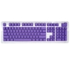 104 Tasten Zweifarbiges Spritzguss-PBT-Tastenkappen-Set OEM-Profil für mechanische Tastatur weiß (nur Tastenkappen)