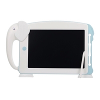 10, 5-Zoll-LCD-Schreibtafel Digitale elektronische Zeichentafel Handschriftpapier-Zeichentafel Doodle Pad mit 6 Stück Lernkarten Weiß