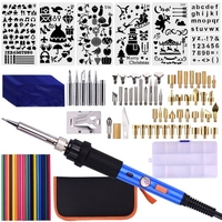 106 Stück Holzverbrennungsset 60W Pyrography Pen Set