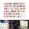 108 stücke Bunte Austauschbare Emotion Symbole Zeichen Karten Kostenlose Kombination für DIY LED Kino Lichtkasten Message Board für Geburtstag Jahrestag Hochzeit Party Shop Zeichen Kinder Studie