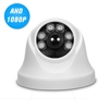 1080P AHD Haube CCTV Kamera 2.0MP 1.8mm Objektiv 160 ° Weitwinkel 6pcs Array IR Lampen Nachtsicht IR-CUT Indoor Home Security NTSC System
