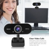 1080P Clip-on USB-Webcam mit Mikrofonunterstützung mit Rauschunterdrückung Flexible Drehung/Autofokus/automatische Anpassung der Lichtverhältnisse
