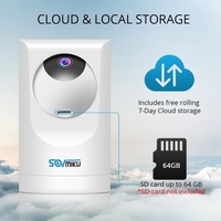 1080P Drahtlose Überwachungskamera WiFi IP-Innenkamera Babyphone 355 ° Panorama-Anzeige Unterstützung Nachtsicht-Bewegungserkennung Zwei-Wege-Audio