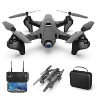 1080P Dual-Kamera WiFi FPV Drohne Faltdrohne Headless-Modus One Key Return Drone für Erwachsene