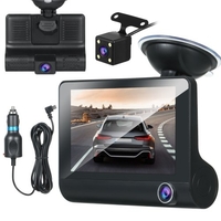1080P Full HD Dashcam mit 4-Zoll-IPS-Bildschirm Vorder- und Rückseite Dual-Dash-Kamera Fahrrekorder 8G-32G Speicherunterstützung