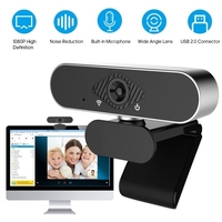 1080P Full High Definition Webcam Weitwinkelobjektiv USB-Webkamera mit integriertem Mikrofon für Desktop-PC Laptop Notebook