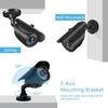 1080P HD 2.0MP Bullet Analogkamera mit Metallgehäuse Integrierte 36 IR-CUT LED-Leuchten Intelligent Motion System IP66 Wasserdichtes NTSC-System