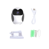 1080P High-Definition-Mini-Kamera Intelligente Überwachungskamera Nachtsicht-Bewegungserkennung 2-Wege-Audio mit 360 ° drehbarer Basishalterung für die Heimsicherheit Outdoor-Übungen Kinder überwachen Haustiere überwachen
