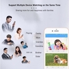 1080P High-Definition Mini Tragbare Kamera Smart WiFi Drahtlose Überwachungskamera Nachtsicht-Bewegungserkennung mit APP Magnetisches Design Drehbare Basishalterung für Heimsicherheit Outdoor-Training Kinderüberwachung Haustiere Überwachung